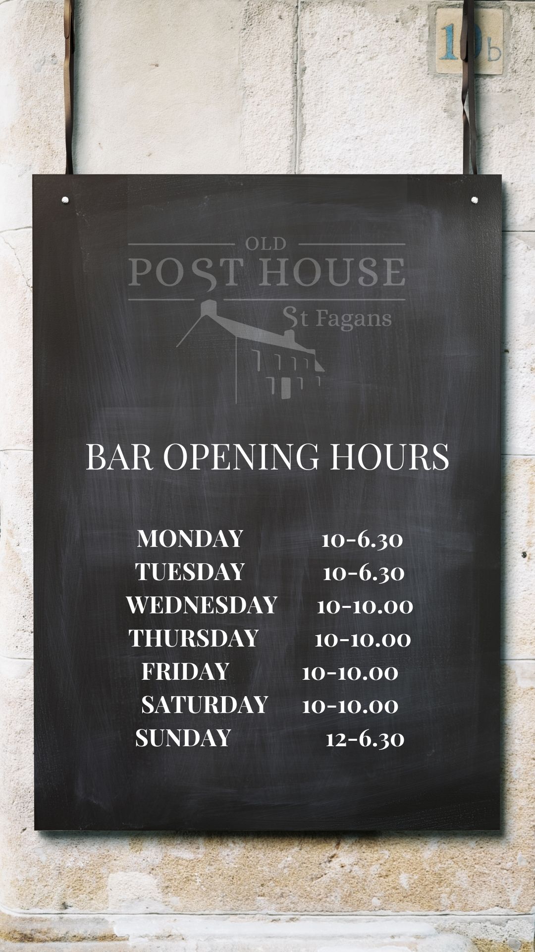 Bar opening hours